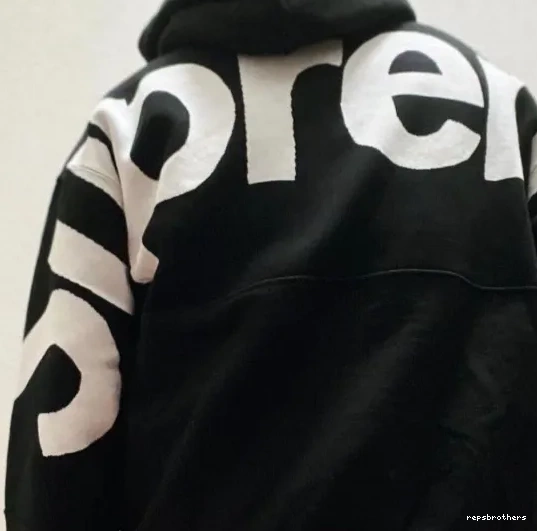 Grey SWEATSHIRT S HOODED M XL Big Hoodie L BIG JACQUARD Sweatshirt Black LOGO LOGO Back 0817